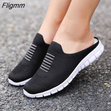 Fligmm Mesh breathable Vulcanize Shoes Women Sandals Slip-On Beach Slippers Unisex Sneakers Fashion Clogs Men Feminino Zapatos