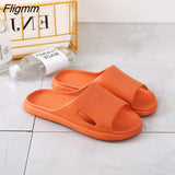 Fligmm Women Thick Platform Slippers Summer Beach Eva Soft Sole Slide Sandals Leisure Men Ladies Indoor Bathroom Anti-Slip Shoes