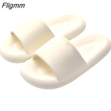 Fligmm Summer Womens Slippers Couple Sandals Beach Slides Cartoon Bear Flip Flops Men's Thick Sole Indoor Bathroom Anti-Slip Shoes