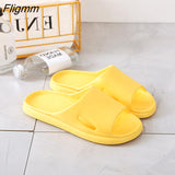 Fligmm Women Thick Platform Slippers Summer Beach Eva Soft Sole Slide Sandals Leisure Men Ladies Indoor Bathroom Anti-Slip Shoes