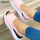 Fligmm Women Sandals Lightweight Summer Sandals Shoes Women Elegant Heeled Sandals Platform Heels Summer Shoes Wedges Zapatos Mujer