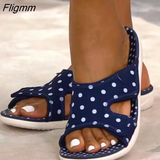 Fligmm Women Summer Sweet Flat Shoes For Women Low Heels Sandals Summer Slippers Sandalias Mujer Casual Beach Flip Flops Woman