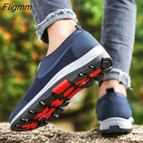 Fligmm Summer Men Shoes Lightweight Sneakers Men Fashion Casual Walking Shoes Breathable Slip on Mens Loafers Zapatillas Hombre