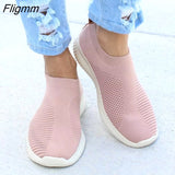 Fligmm Women Shoes Sneakers Mesh Light Women Casual Shoes Elastic Bottom Breathble Footwear Platform Sneaker Zapatillas Mujer