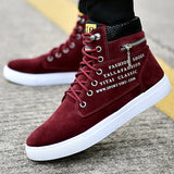 Fligmm and autumn new Zapatillas de correr high men's shoes canvas men's casual wild shoes fashion large size sneakers shoes 64