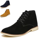 Fligmm Men Suede Leather Luxury Men Ankle Boots Original Male Short Casual Shoes British Style Winter Spring Boot 789