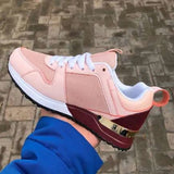 Fligmm New Arrival Women Sneakers Fashion Mixed Color Casual Sports Running Shoes For Woman Suede Leather Comfort Sneakers