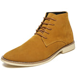 Fligmm Men Suede Leather Luxury Men Ankle Boots Original Male Short Casual Shoes British Style Winter Spring Boot 789