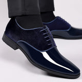 Fligmm Men Dress Shoes Men Spring Wedding Fashion Office High Quality Leather Comfy Business Man Formal Shoes 2023 Men Shoes