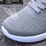 Fligmm Breathable Shoes for Men Mesh Lightweight Casual Shoes Comfortable Soft Bottom Flats Lace Up Sneakers Men Zapatillas Hombre