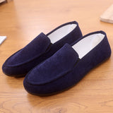 Fligmm Big Size Loafers Shoes Flats Slippers Fabric Slip-on Men Gommino Driving Shoes Fashion Summer Style Soft Male Moccasins