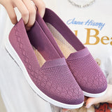 Fligmm Shoes Women Running Summer Breathable Walking Woven Shoe Anti-slip Handmade Weave Lightweight Female Flats Casual Shoe