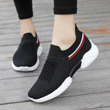 Fligmm women's summer sneakers Slip On Flat Shoes white Loafers women's tennis shoes Sock Sneakers shoes 2023 Women Casual Shoesae54