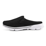 Fligmm Large Size Men Casual Mules Super Light Mesh Breathable Male Flats Shoes Outdoor Wear-resisting Slip-on Footwear 2023