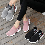 Fligmm women's summer sneakers Slip On Flat Shoes white Loafers women's tennis shoes Sock Sneakers shoes 2023 Women Casual Shoesae54