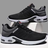 Fligmm Sneakers Vulcanized Shoes 2023 Fashion Summer Air Mesh Breathable Wedges Sneakers For Men Plus Size