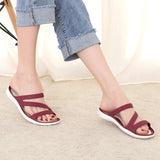 Fligmm new style flat sandals slippers seaside waterproof beach shoes casual and comfortable flatheeled women's slippers sandals