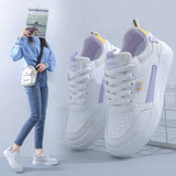 Fligmm Women's Sneakers Platform Sports Shoes White running Sneakers Chunky Sneakers Shoes Tennis Female Basket