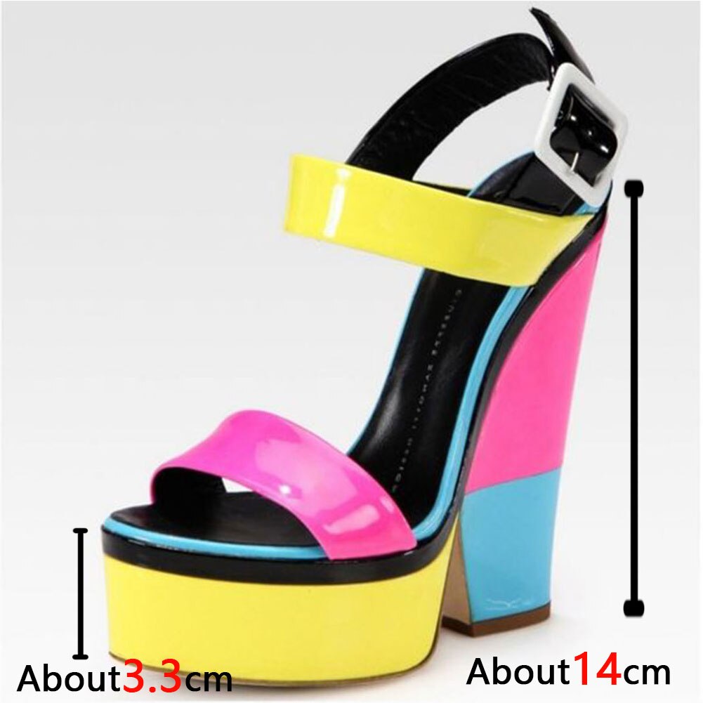Buy Multicolor Handcrafted Faux Leather Heels | #1251/BTO1 | The loom