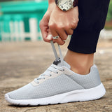 Fligmm Breathable New Men Casual Shoes Lace up Men Shoes Lightweight Walking Sneakers Tenis Feminino Zapatos