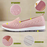 Fligmm Shoes Women Running Summer Breathable Walking Woven Shoe Anti-slip Handmade Weave Lightweight Female Flats Casual Shoe