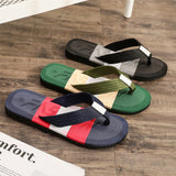 Fligmm Men Flip Flops Beach Sandals Summer Slippers Non-slip Casual Flat Shoes Slippers Indoor House Shoes for Men Outdoor Slides