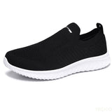 Fligmm Men Vulcanize Shoes Mesh Men Shoes Lightweight Comfortable Men's Sneakers 2023 Autumn Fashion Slip On Flats Shoes Male Loafers