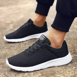 Fligmm Breathable New Men Casual Shoes Lace up Men Shoes Lightweight Walking Sneakers Tenis Feminino Zapatos