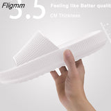 Fligmm Women Thick Platform Slippers Summer Beach Eva Soft Sole Slide Sandals Leisure Men Ladies Indoor Bathroom Anti-Slip Shoes