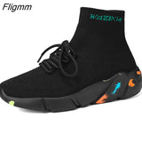 Fligmm Men Sneakers Lightweight Men Fashion Casual Walking Shoes Breathable Slip on Wear-resistant Mens Loafers Zapatillas Hombre