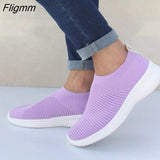 Fligmm Women Shoes Sneakers Mesh Light Women Casual Shoes Elastic Bottom Breathble Footwear Platform Sneaker Zapatillas Mujer