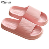 Fligmm Thick Bottom Cloud Slippers Non-Slip Flip Flops Men Women Beach Sandals Fashion Soft Sole EVA Indoor Slides Bathroom Slipper