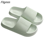 Fligmm Thick Bottom Cloud Slippers Non-Slip Flip Flops Men Women Beach Sandals Fashion Soft Sole EVA Indoor Slides Bathroom Slipper