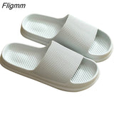 Fligmm Thick Bottom Cloud Slippers Non-Slip Flip Flops Men Women Beach Sandals Fashion Soft Sole EVA Indoor Slides Bathroom Slipper