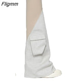 Fligmm Women Casual Over the Knee boots shoes Winter women Female Round Toe Platform high heels pumps Warm Snow Boots