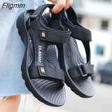 Fligmm Outdoor Lightweight EVA Sole Breathable Sandy Beach New Men Sandals Garden Shoes Summer High Quality Clogs Big Size 46