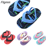 Fligmm Slippers Boys Flip-Flops Summer Casual Sandals Fashion Waterproof Child Beach Shoes Baby Girls Home Shoes Kids Slippers