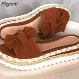 Fligmm Women Heels Sandals With Wedges Shoes For Women Platform Sandals Summer Slippers Sandalias Mujer Elegant Summer Shoes