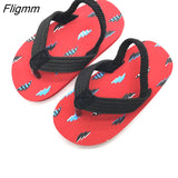 Fligmm Slippers Boys Flip-Flops Summer Casual Sandals Fashion Waterproof Child Beach Shoes Baby Girls Home Shoes Kids Slippers