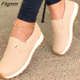 Fligmm Women Sneakers Lace Up Shoes Woman Sneakers Flat Women Casual Shoes Comfortable Fashion Outdoor Ladies Shoes Zapatillas Mujer