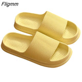 Fligmm Thick Bottom Cloud Slippers Non-Slip Flip Flops Men Women Beach Sandals Fashion Soft Sole EVA Indoor Slides Bathroom Slipper