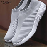 Fligmm Women Shoes Breathable Flats Elastic Flat Shoes For Women Sneakers Zapatos Mujer Spring Summer Footwear Lightweight Sports Shoes