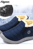 Fligmm 2023 Warm Winter Boots for Women Waterproof Thicked Plush Snow Boots Woman Comfortable Soft Sole Non-slip Platform Botas