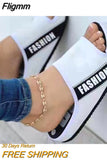 Fligmm New Fashion Women Ladies Platform Wedge Sandals Female Summer Sandals Buckle Non-Slip Beach Sandals Zapatos Mujer