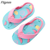 Fligmm Slippers Boys Flip-Flops Summer Casual Sandals Fashion Waterproof Child Beach Shoes Baby Girls Home Shoes Kids Slippers