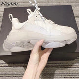 Fligmm New Women Sneakers Fashion Autumn Women Casual Shoes Breathable Women Platform Dad Shoes Sneakers Zapatillas Mujer