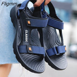 Fligmm Outdoor Lightweight EVA Sole Breathable Sandy Beach New Men Sandals Garden Shoes Summer High Quality Clogs Big Size 46