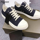 Fligmm Shoes For Women 2023 New Fashion Women Autumn Shoes Casual Sport Sneakers Breathable Solid Color black Platform Canvas Shoes