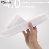 Fligmm Thick Bottom Cloud Slippers Non-Slip Flip Flops Men Women Beach Sandals Fashion Soft Sole EVA Indoor Slides Bathroom Slipper