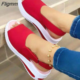 Fligmm Women Sandals Lightweight Summer Sandals Shoes Women Elegant Heeled Sandals Platform Heels Summer Shoes Wedges Zapatos Mujer